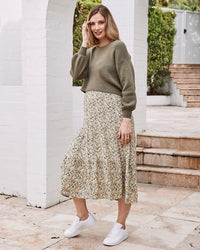 Sylvie Knitted Crop Sweater - Yo Mama Maternity