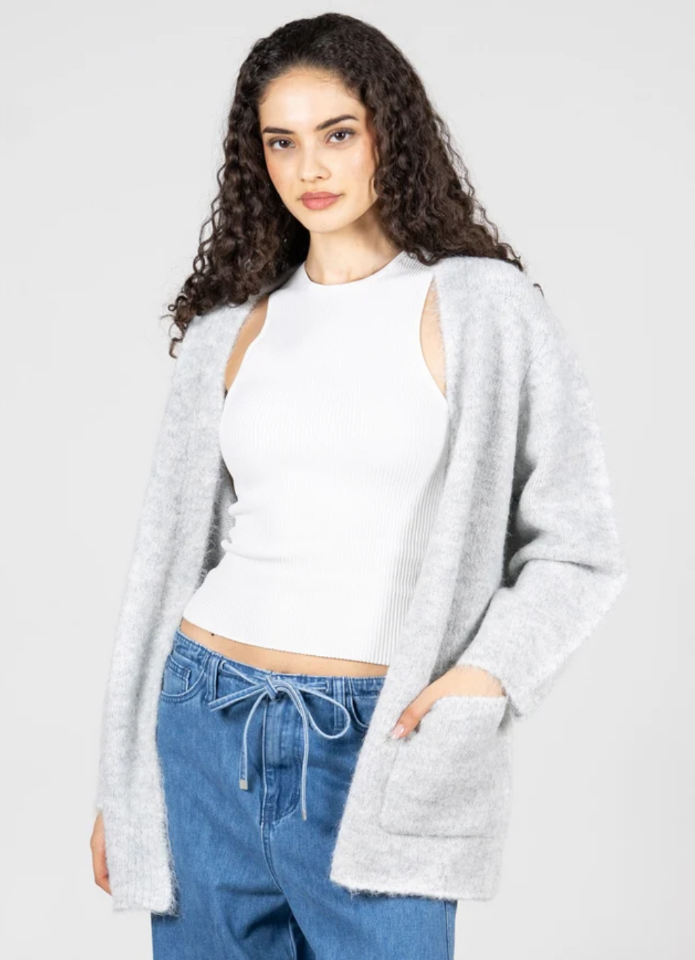 Cozy Open Sweater Cardigan