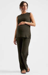 Peter Ribbed Nursing Tank - Yo Mama Maternity