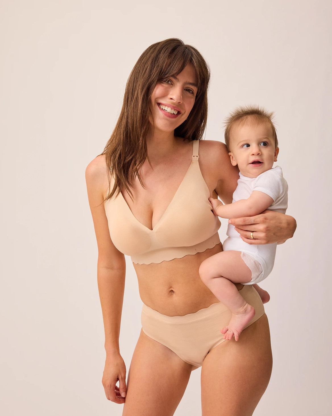 BareBond Cotton Maternity & Nursing Plunge Bra - Yo Mama Maternity