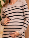 Stripe Knit Tunic Dress