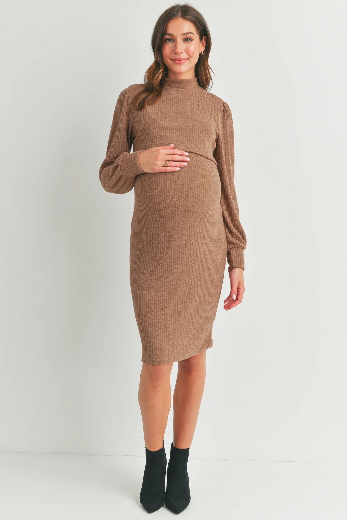 Kodi Ribbed Dress - Yo Mama Maternity