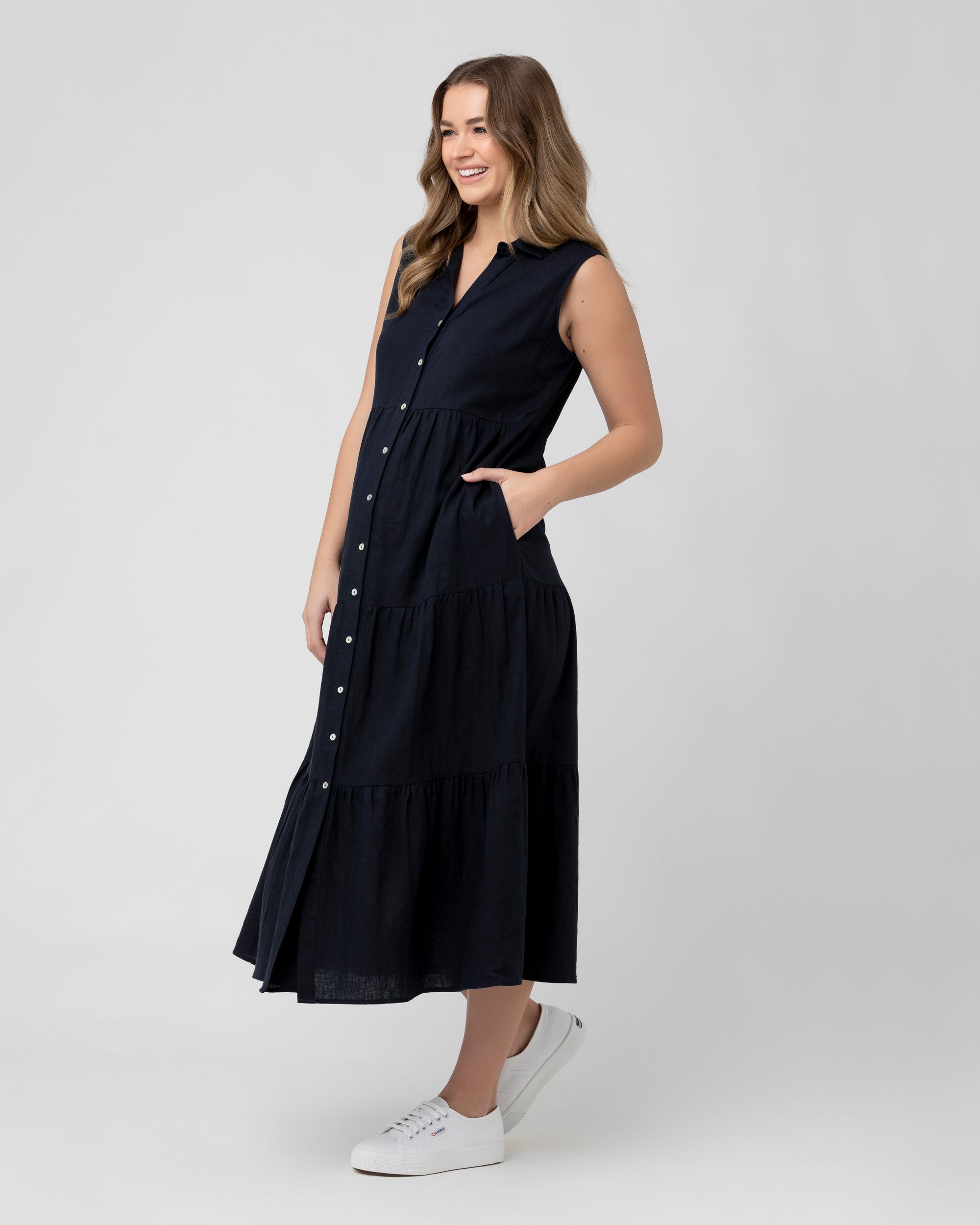 Tracy Tiered Dress - Yo Mama Maternity