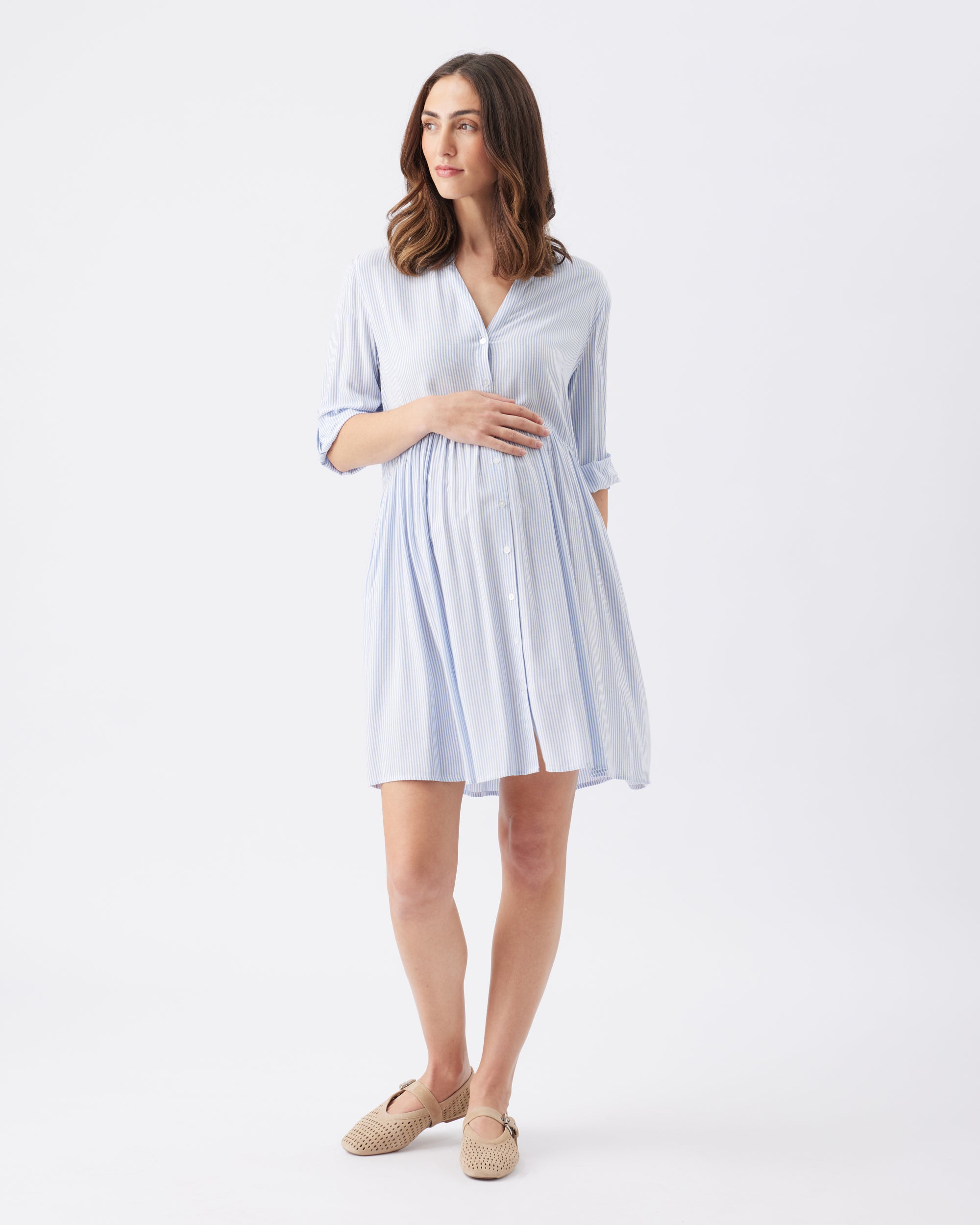 Sam Stripe Dress - Yo Mama Maternity