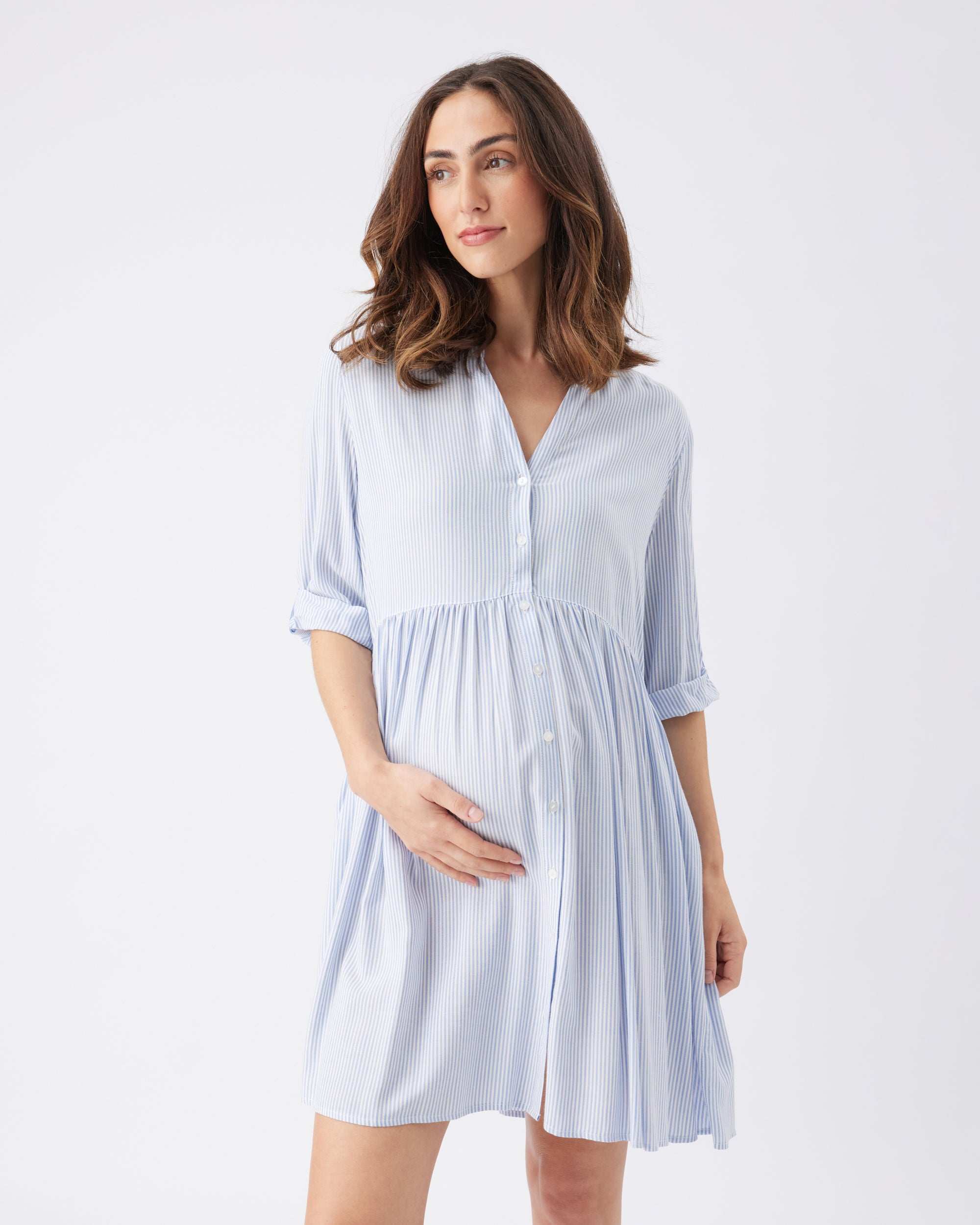 Sam Stripe Dress - Yo Mama Maternity
