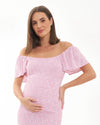 Selma Shirred Dress - Yo Mama Maternity