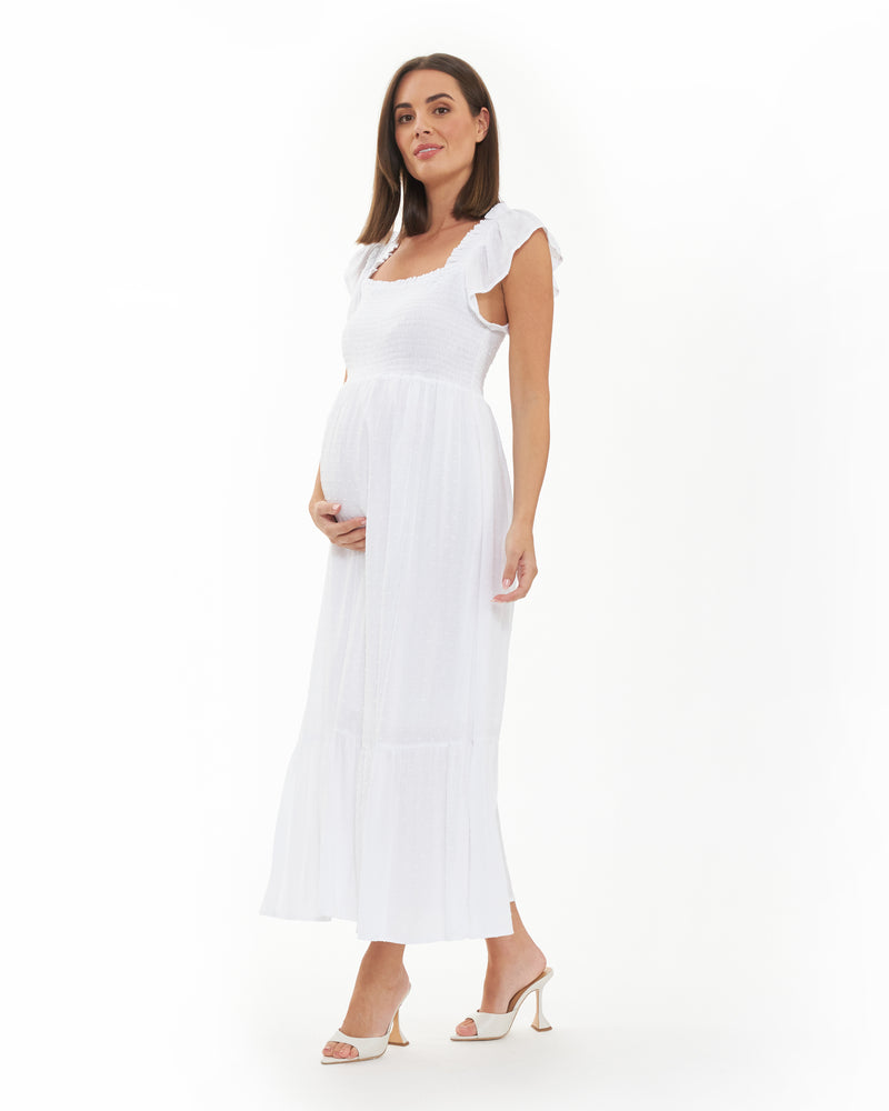 Hail Swiss Dot Dress - Yo Mama Maternity
