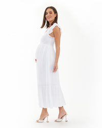 Hail Swiss Dot Dress - Yo Mama Maternity