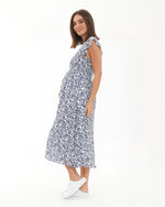 Joyce Shirred Dress - Yo Mama Maternity