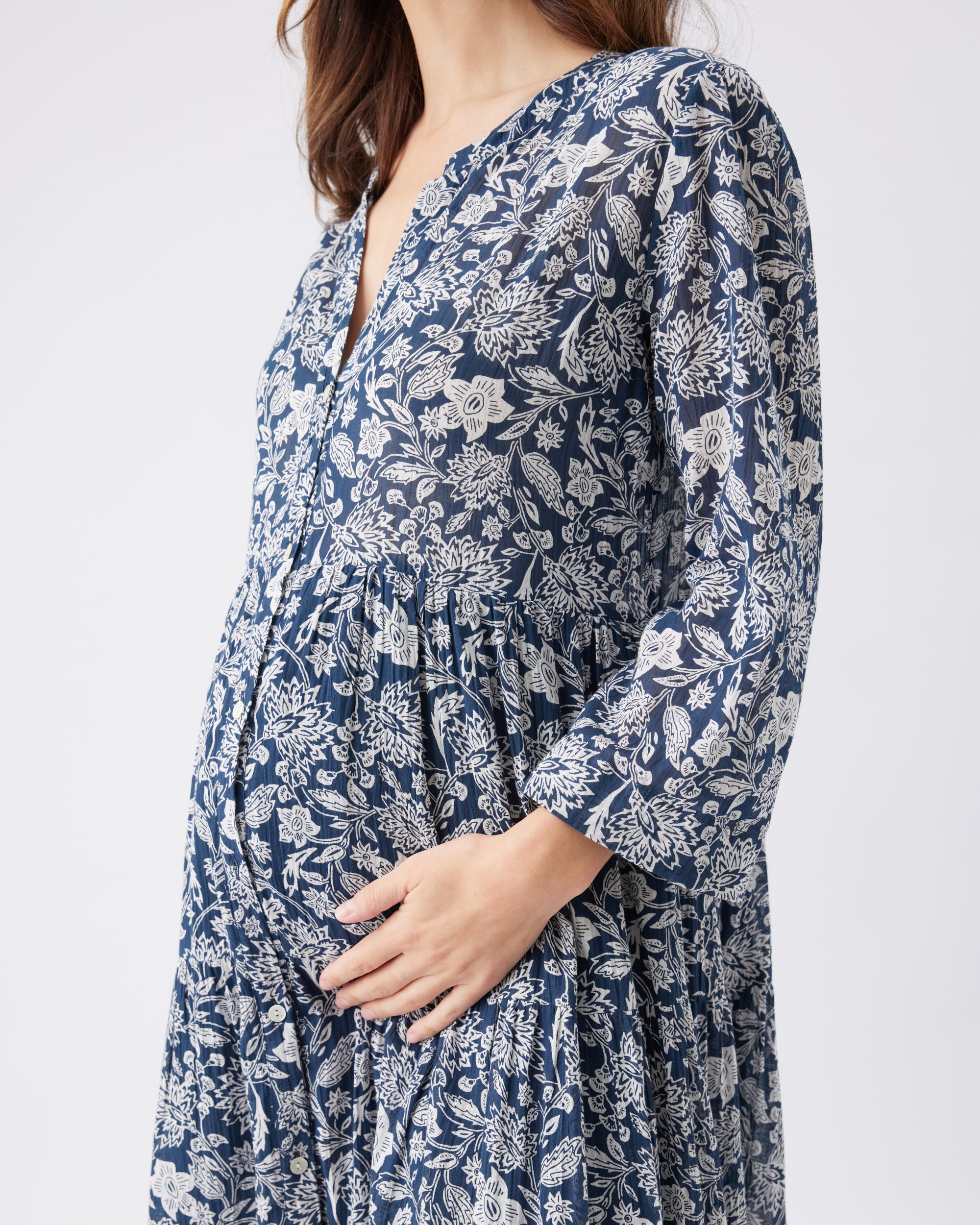 Ezra Tiered Maxi Dress - Yo Mama Maternity