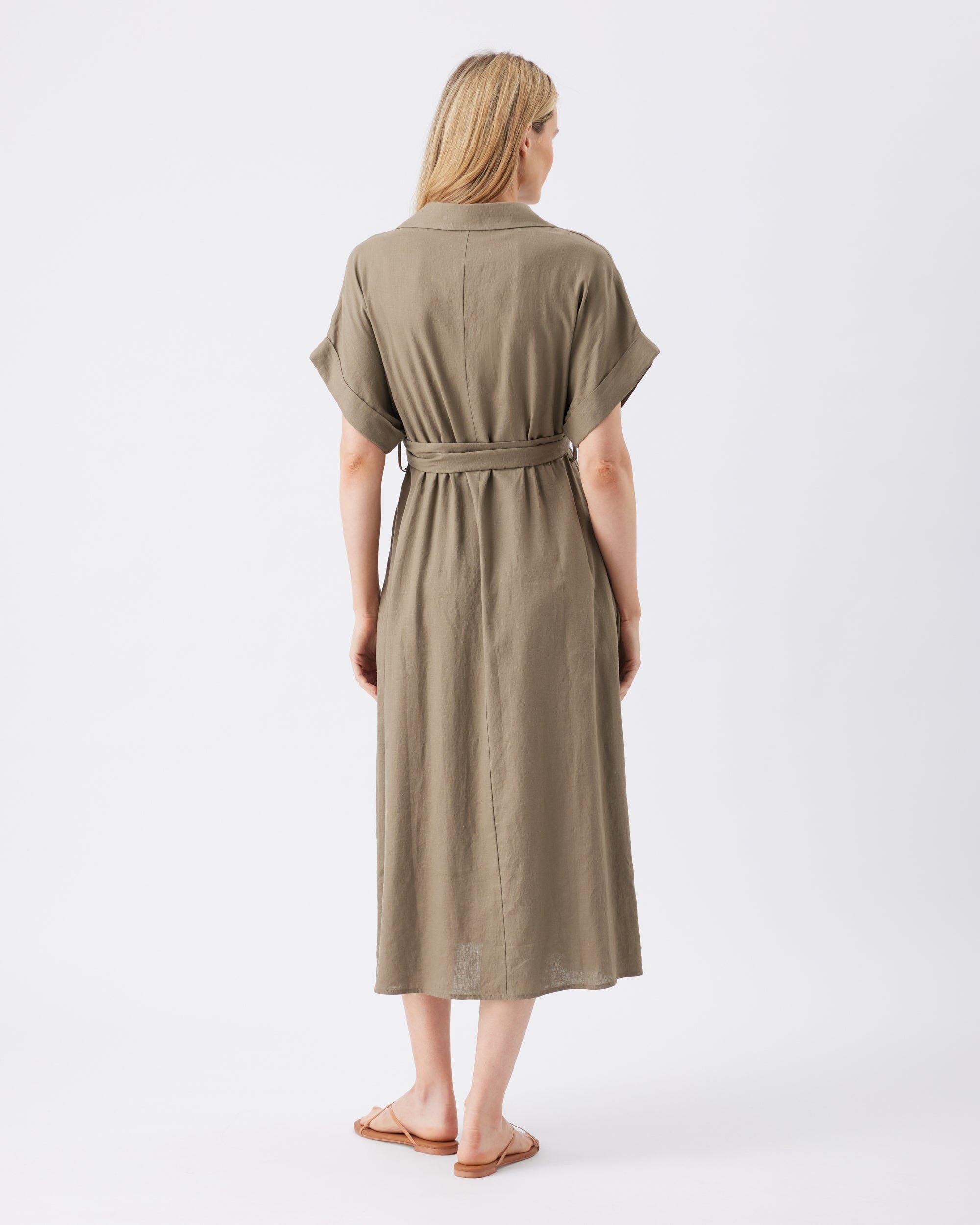 Amy Linen Dress - Yo Mama Maternity
