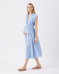 Abby Stripe Shirt Dress - Yo Mama Maternity