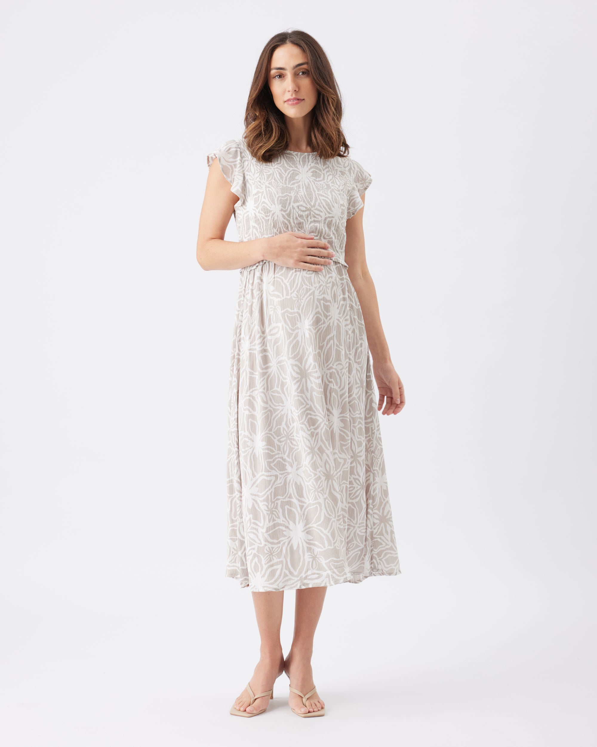 Alona Nursing Friendly Dress - Yo Mama Maternity