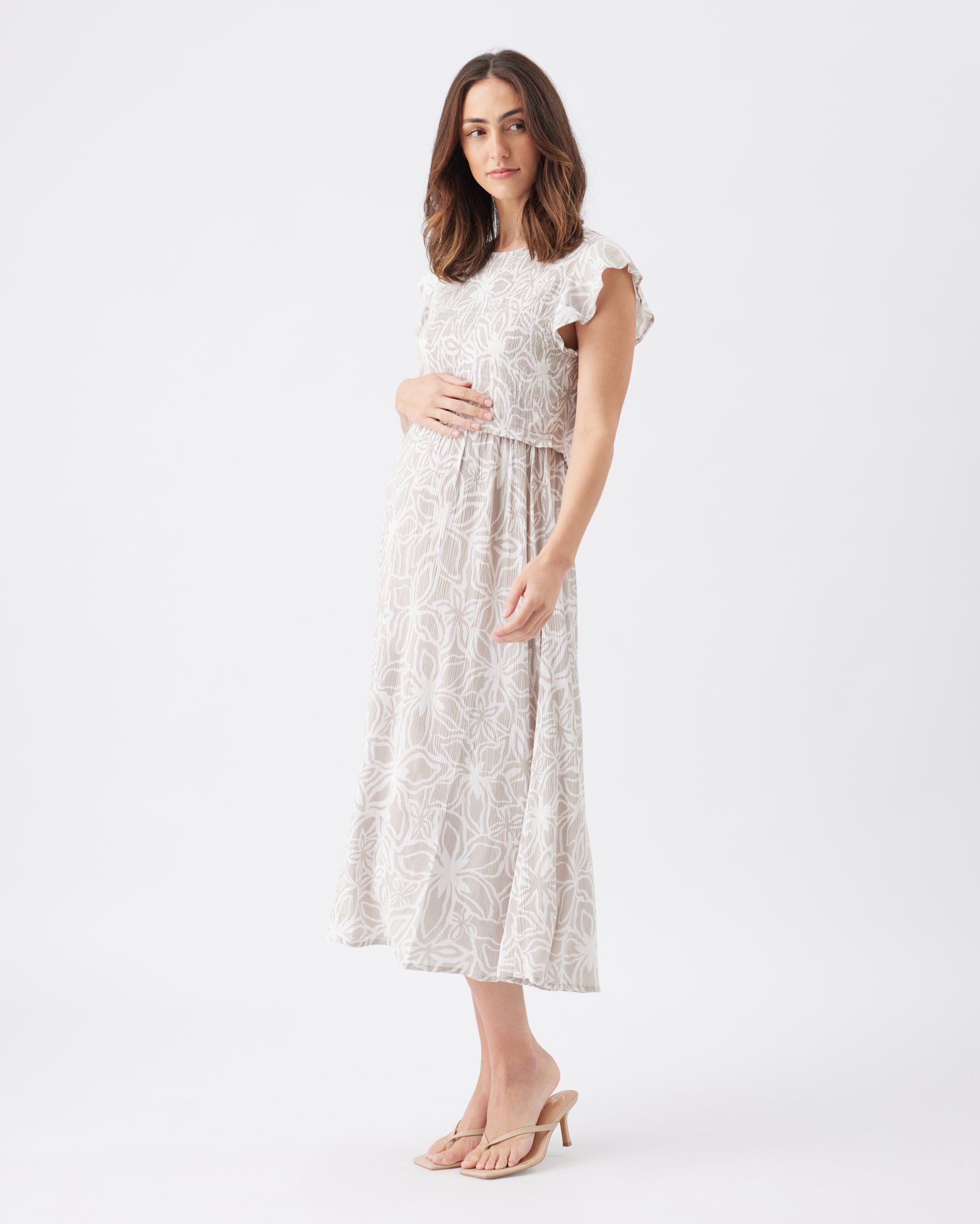 Alona Nursing Friendly Dress - Yo Mama Maternity
