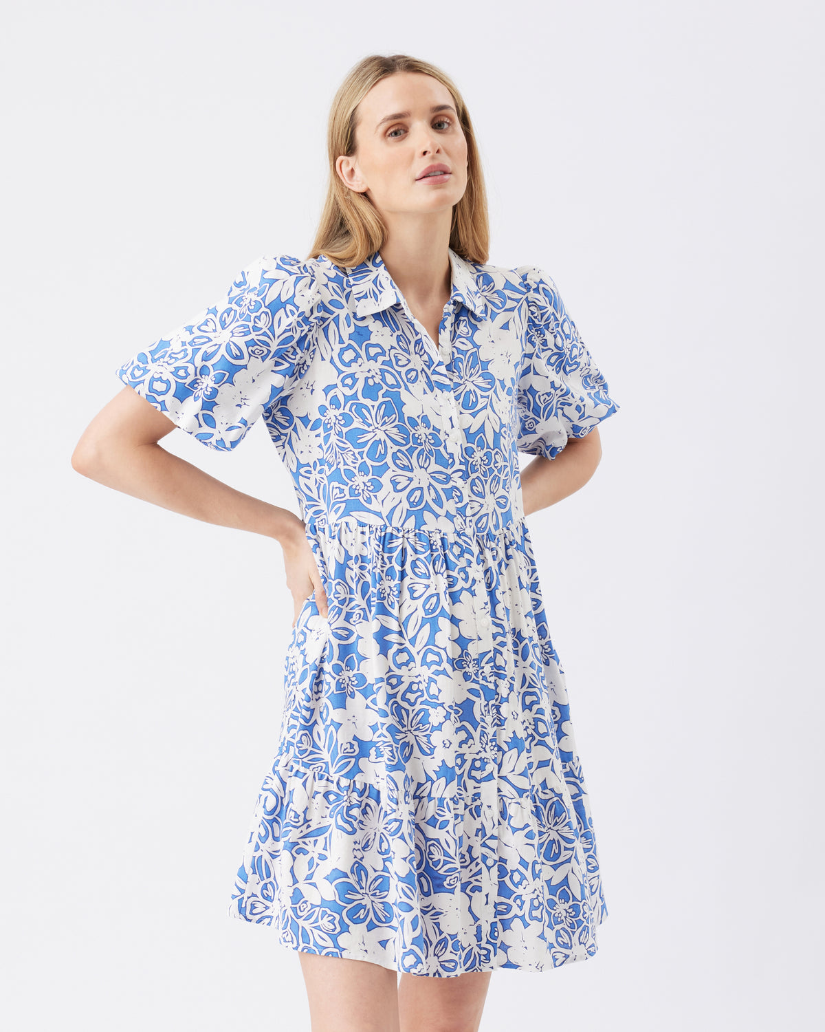 Nahla Linen Tunic Dress - Yo Mama Maternity