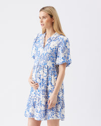 Nahla Linen Tunic Dress - Yo Mama Maternity