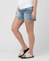 Distressed Denim Shorts