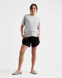 Byron Shirred Short - Yo Mama Maternity