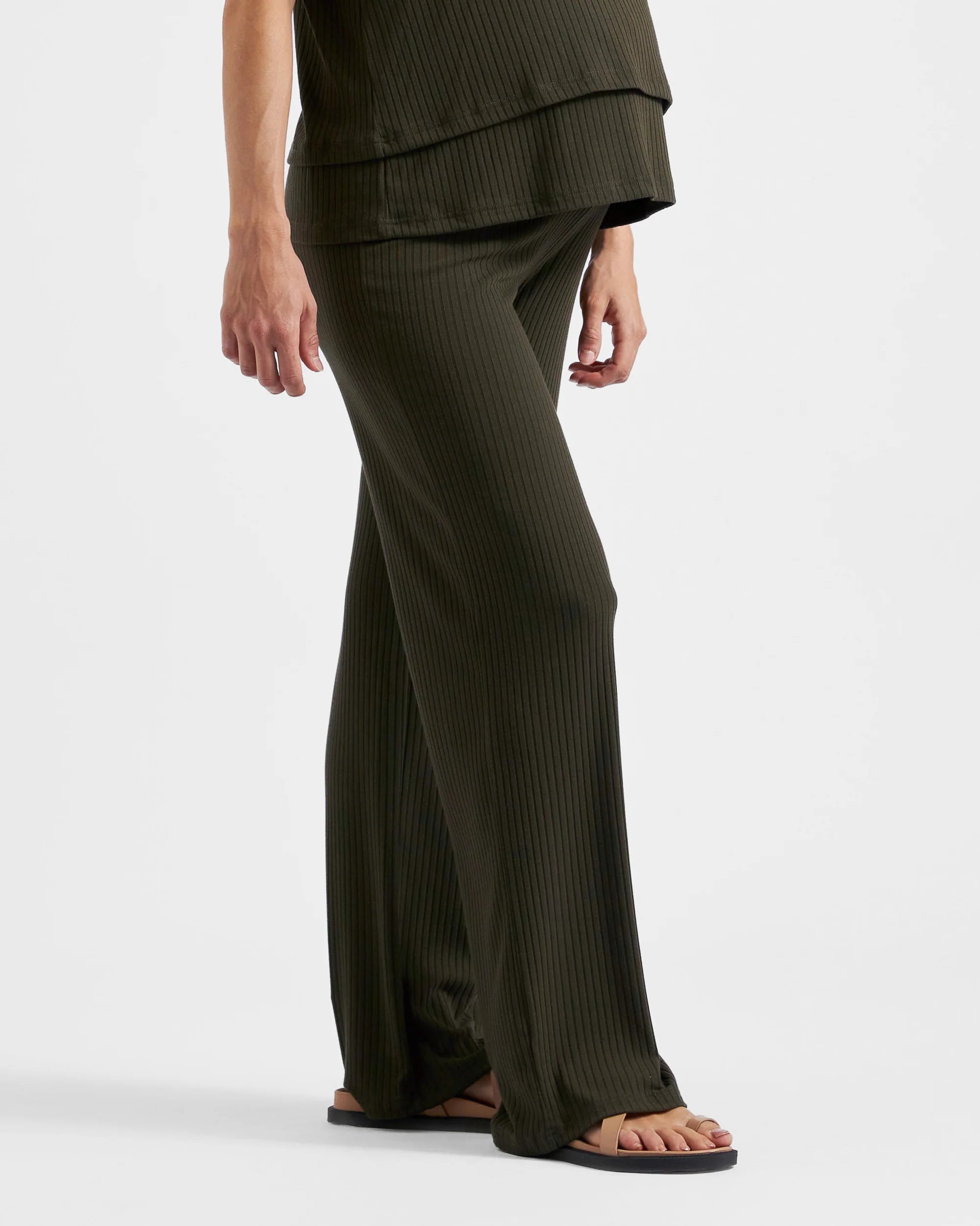 Cindy Rib Pants - Yo Mama Maternity