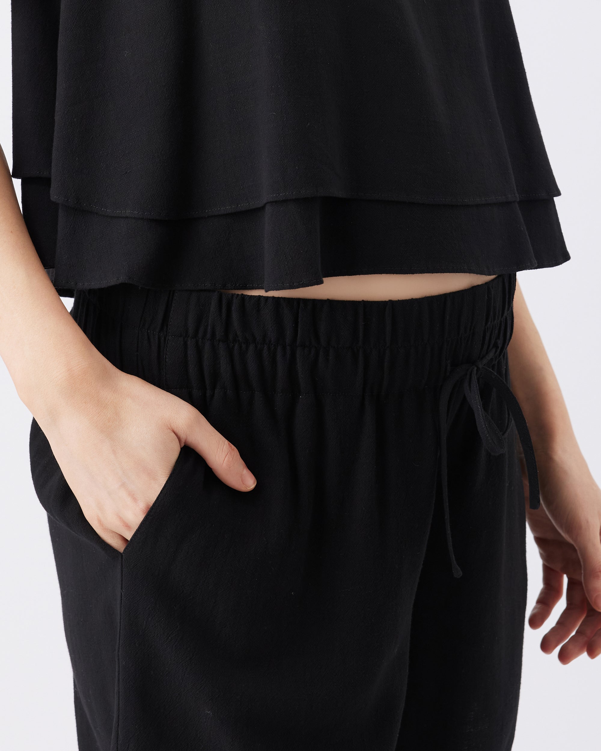 Marlow Shirred Pant - Yo Mama Maternity
