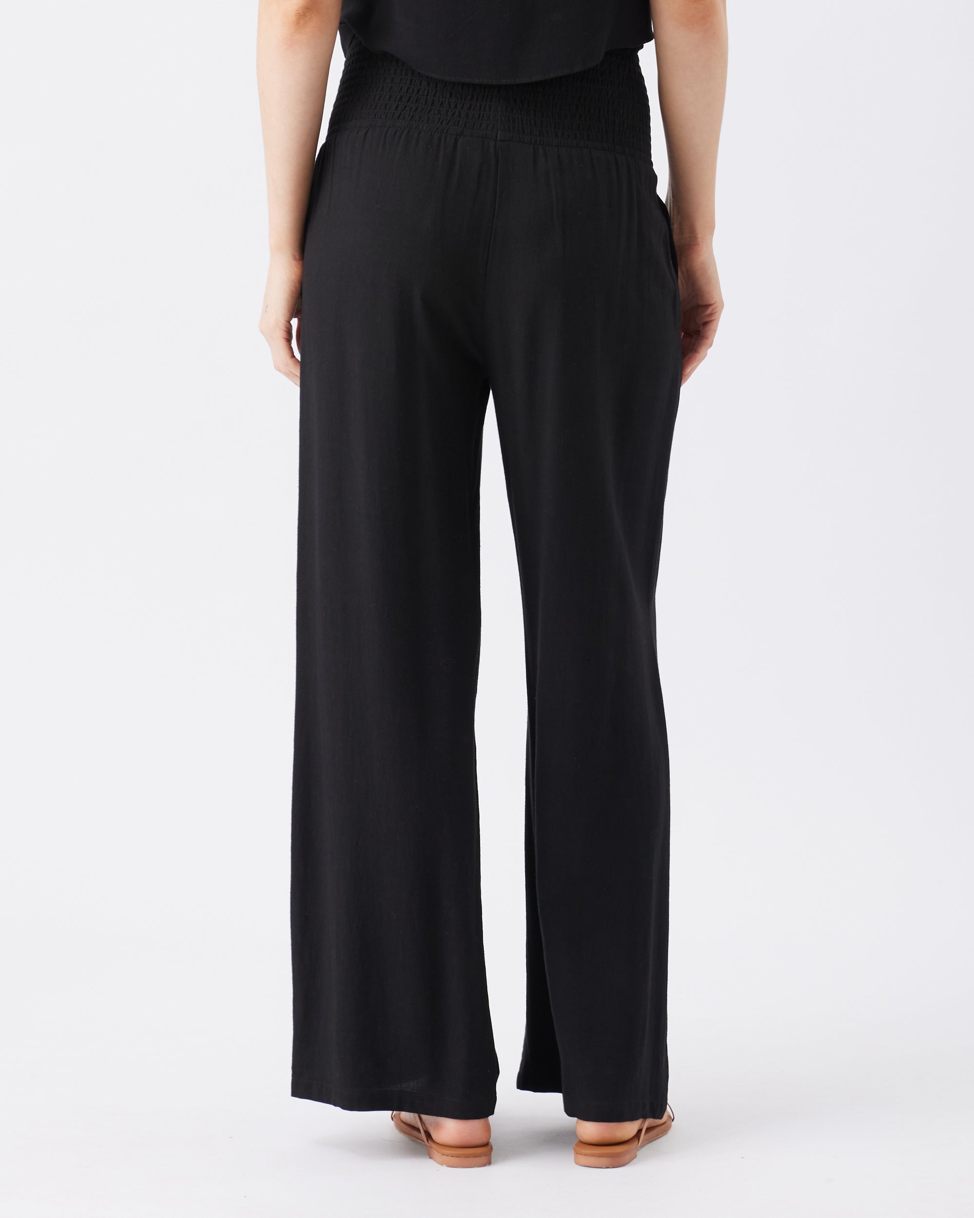 Marlow Shirred Pant - Yo Mama Maternity