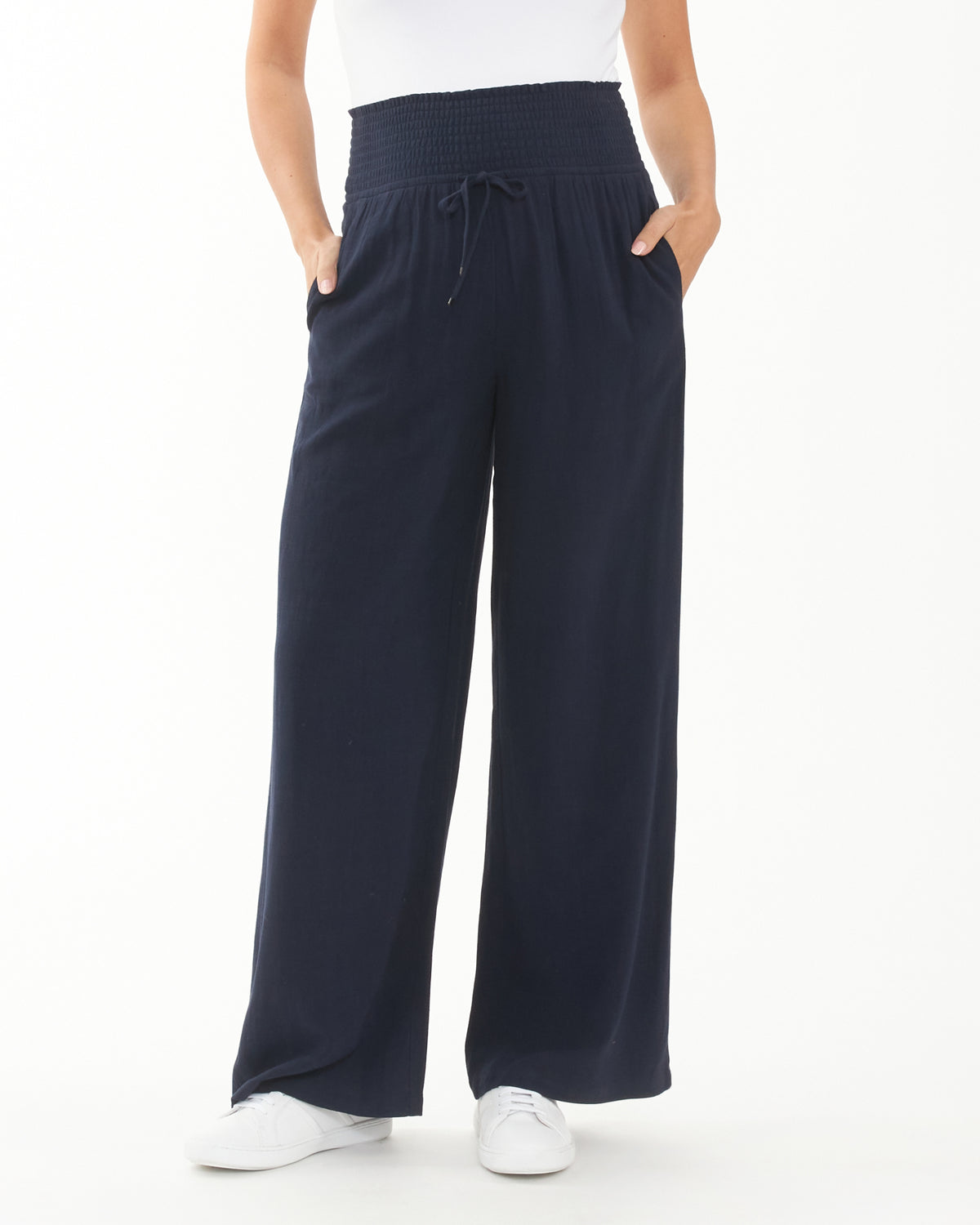 Marlow Shirred Pant - Yo Mama Maternity