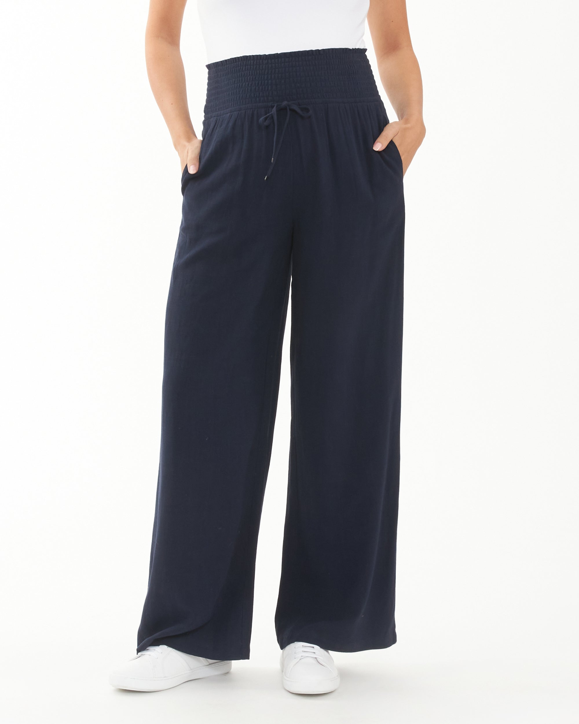 Marlow Shirred Pant - Yo Mama Maternity