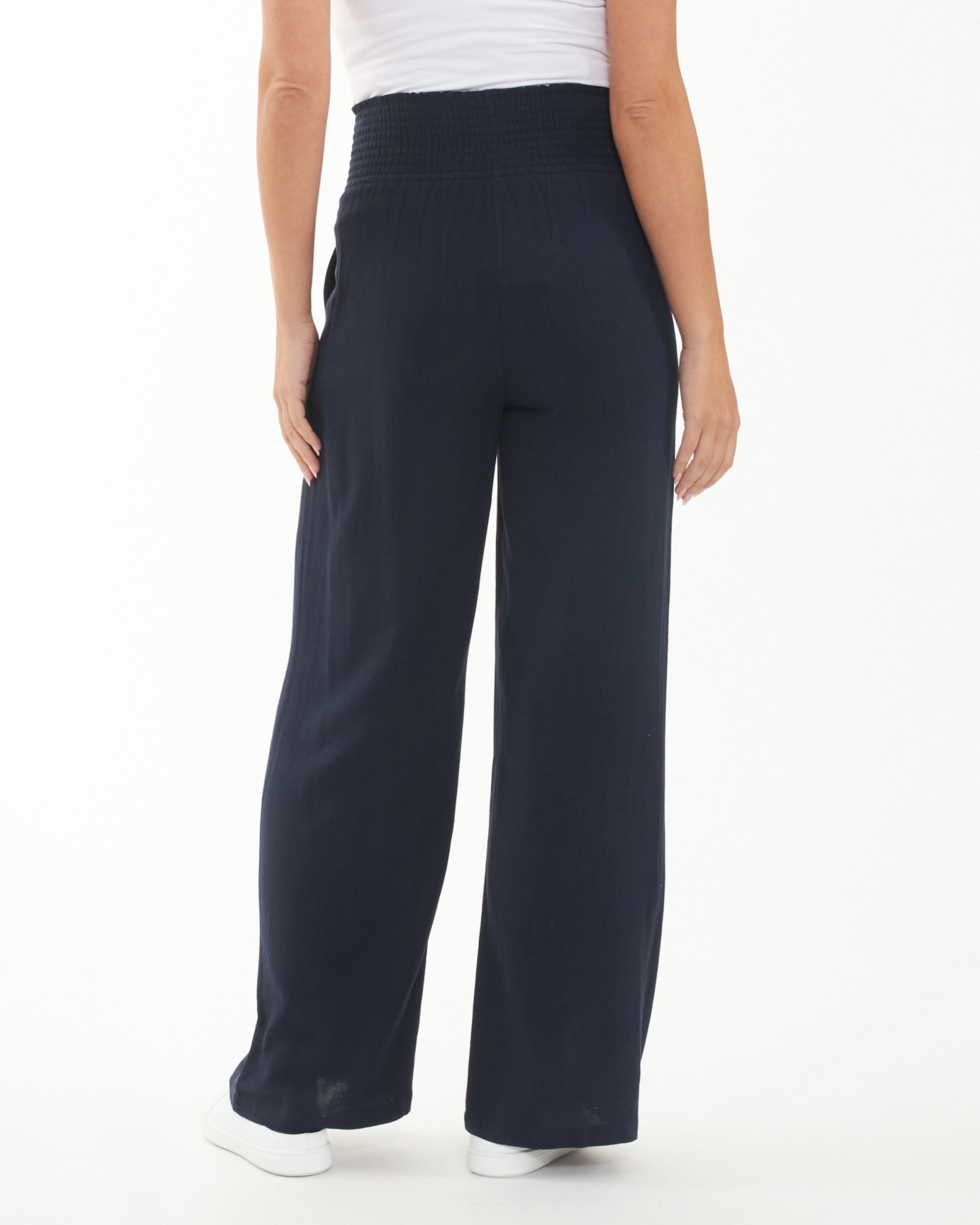 Marlow Shirred Pant - Yo Mama Maternity