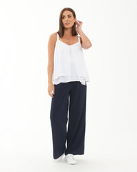 Marlow Shirred Pant - Yo Mama Maternity