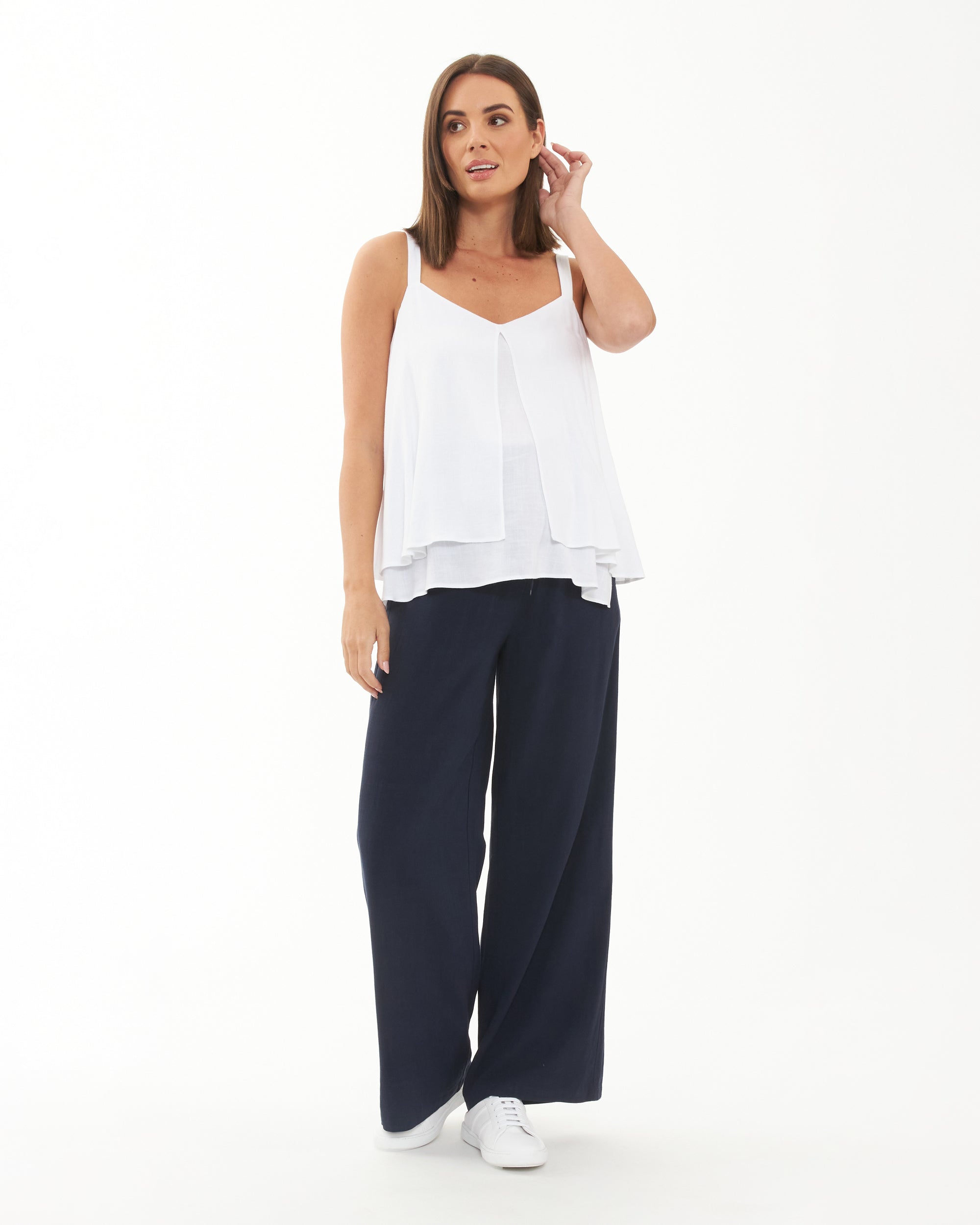 Marlow Shirred Pant - Yo Mama Maternity