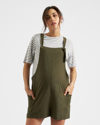 Terry Linen Short Jumper - Yo Mama Maternity