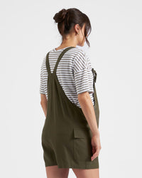 Terry Linen Short Jumper - Yo Mama Maternity