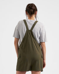 Terry Linen Short Jumper - Yo Mama Maternity