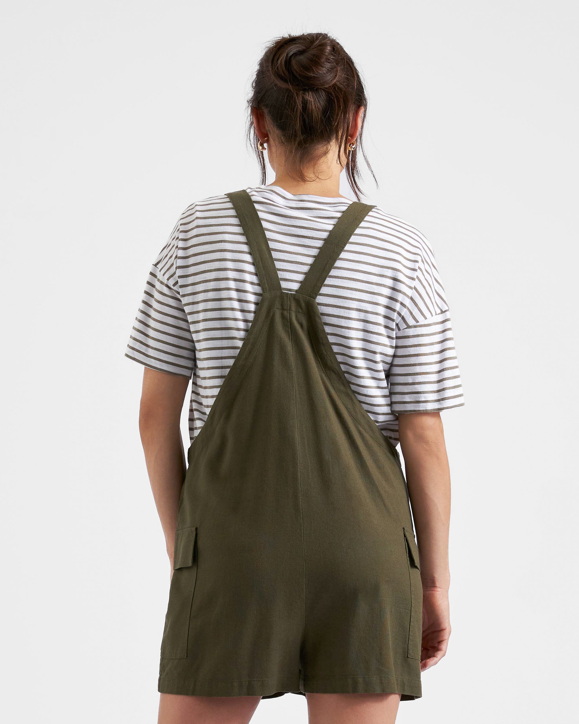 Terry Linen Short Jumper - Yo Mama Maternity