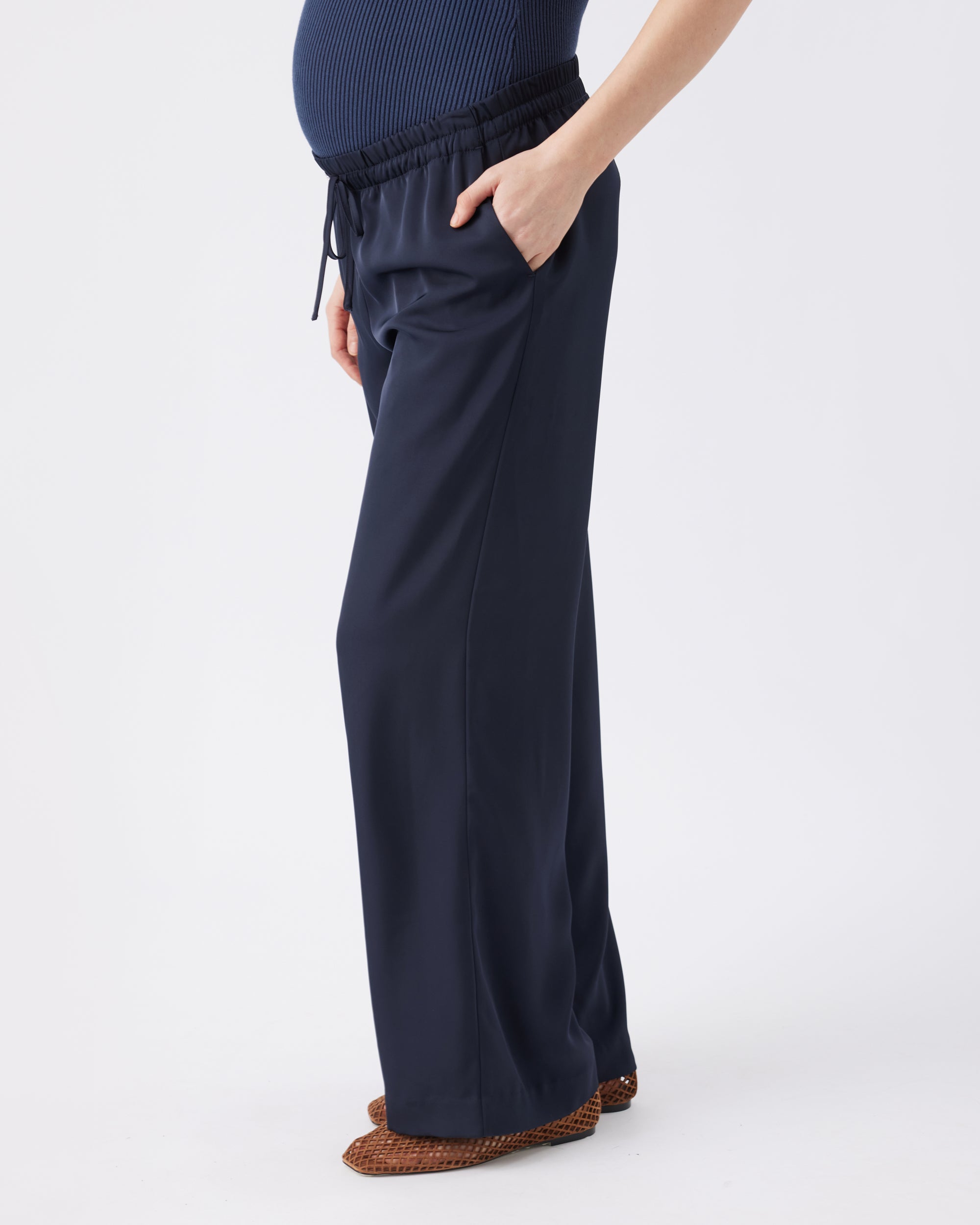 Tamara Satin Trouser - Yo Mama Maternity