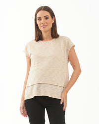Jazmin Layered Tee - Yo Mama Maternity