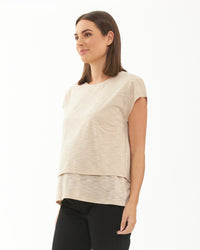 Jazmin Layered Tee - Yo Mama Maternity