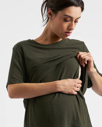 Mike Rib Nursing Top - Yo Mama Maternity