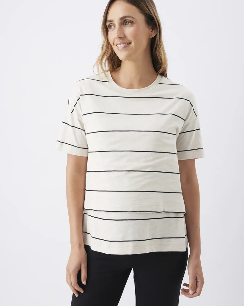Claudette Nursing Tee - Yo Mama Maternity
