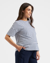 Claudette Nursing Tee - Yo Mama Maternity