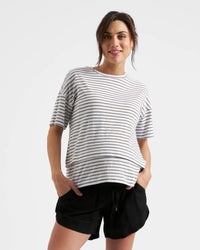 Claudette Nursing Tee - Yo Mama Maternity