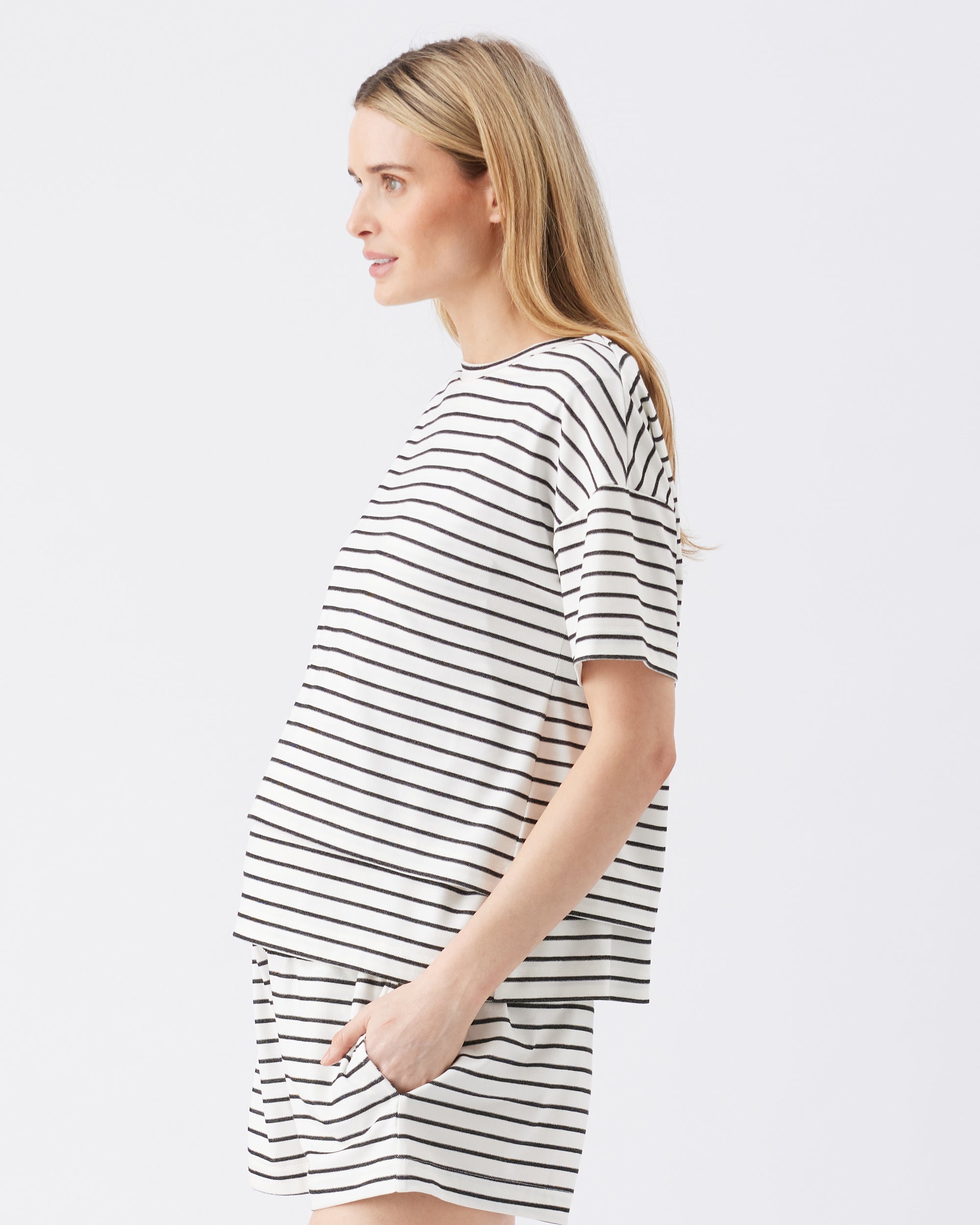 Jada Stripe Short - Yo Mama Maternity