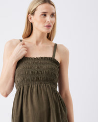 Ella Shirred Tunic Blouse