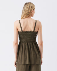 Ella Shirred Tunic Blouse