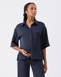 Tamara Satin Shirt - Yo Mama Maternity