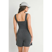 Smocked Top Short Jumper - Yo Mama Maternity