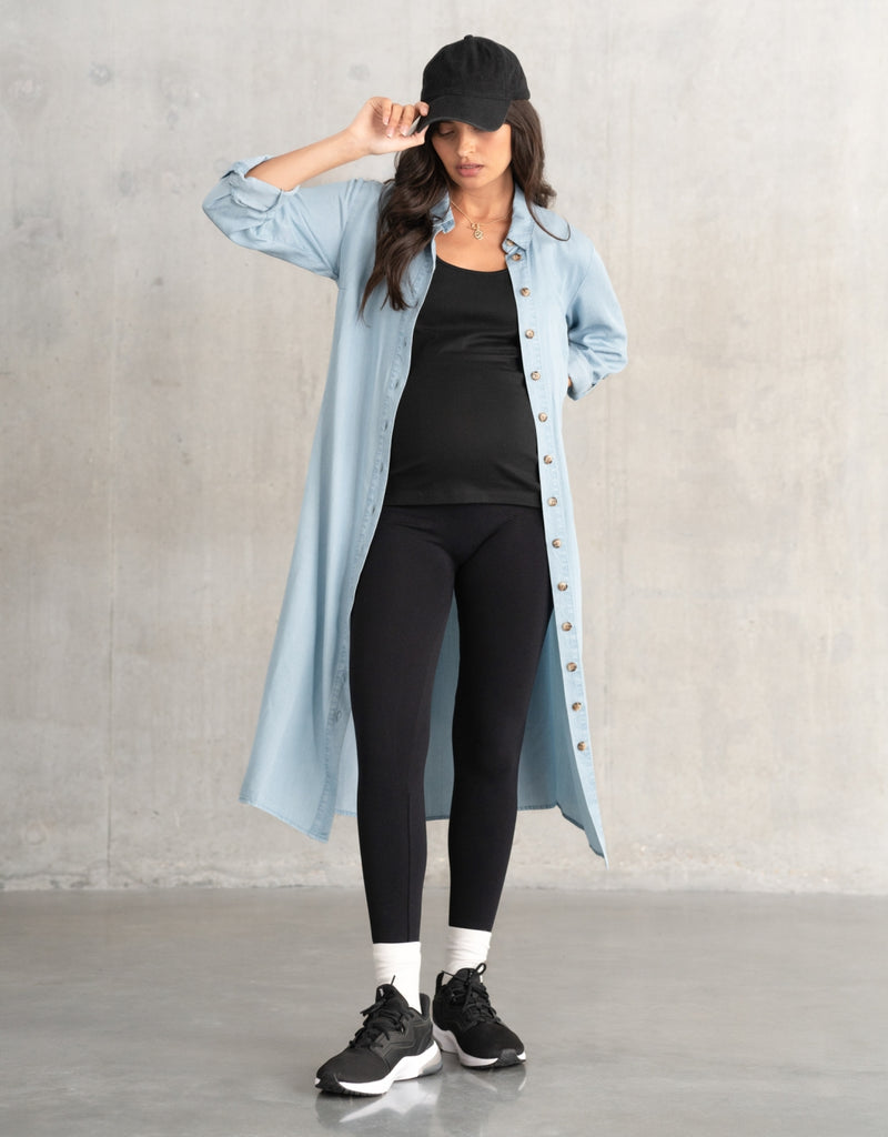 Damira Denim Shirt Dress