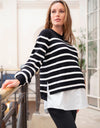 Striped Layered Sweater