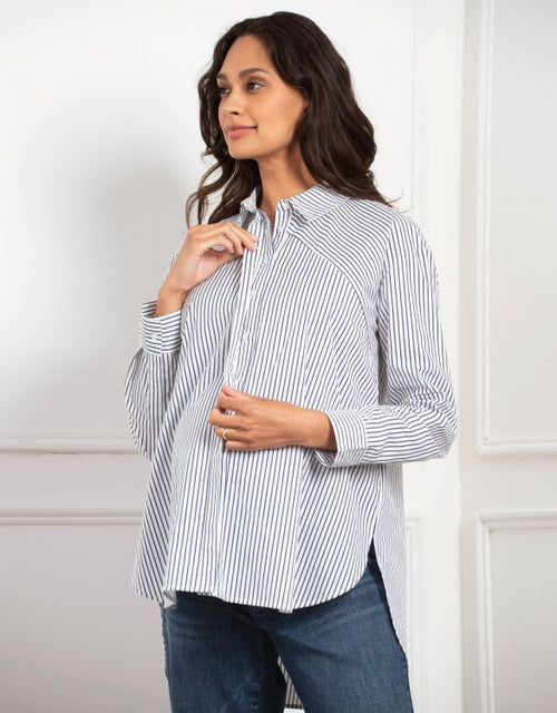 Pinstripe Blouse