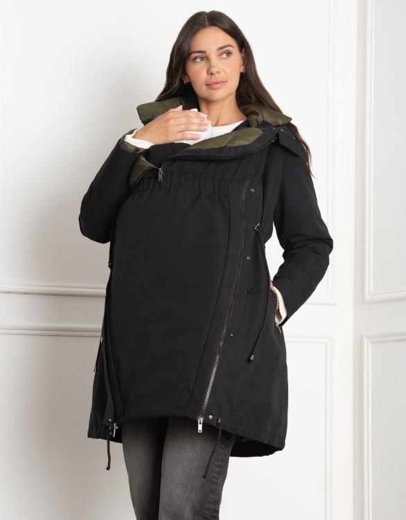 4 in 1 Maternity & Babywearing Parka w/ Puffer Insert